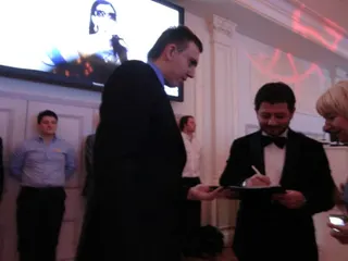 With Mikhail Sergeyevich Galustyan